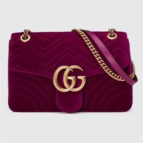 gg marmont velvet shoulder bag replica|gucci marmont bag authentication.